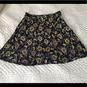 Kimchi Blue Sunflower Skater Skirt